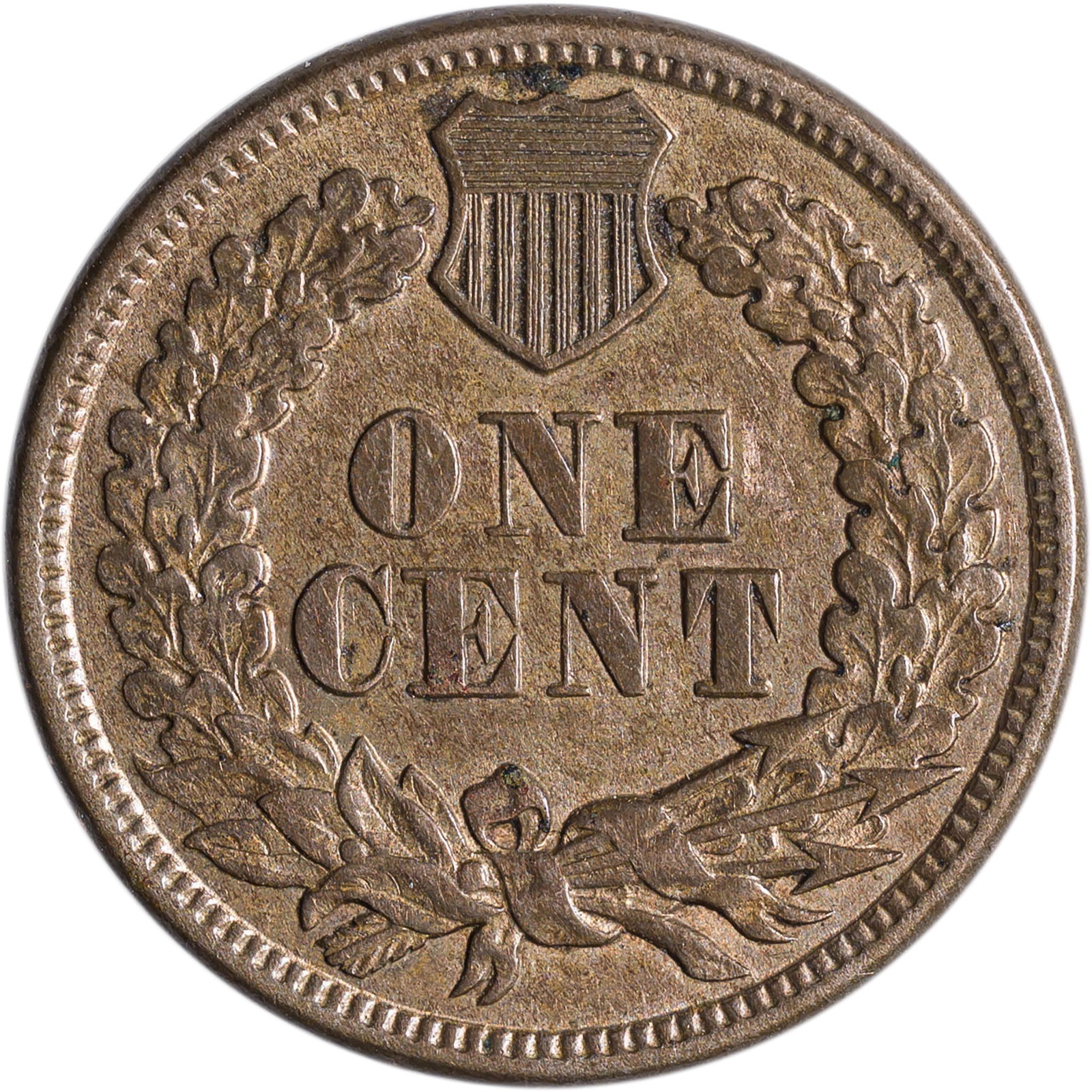 AU-50 1861 Indian Cent - 2
