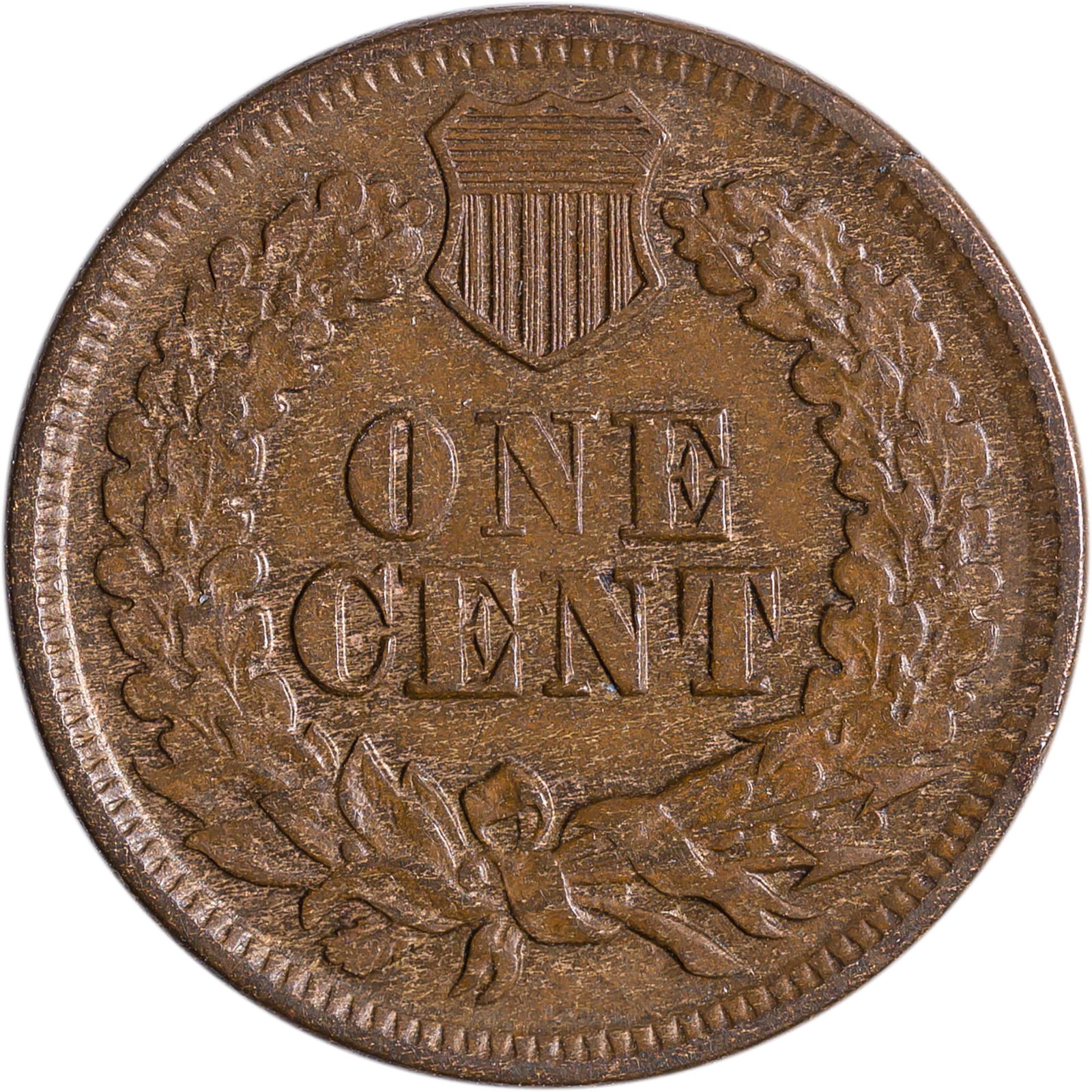 EF-40 1866 Indian Cent - 2