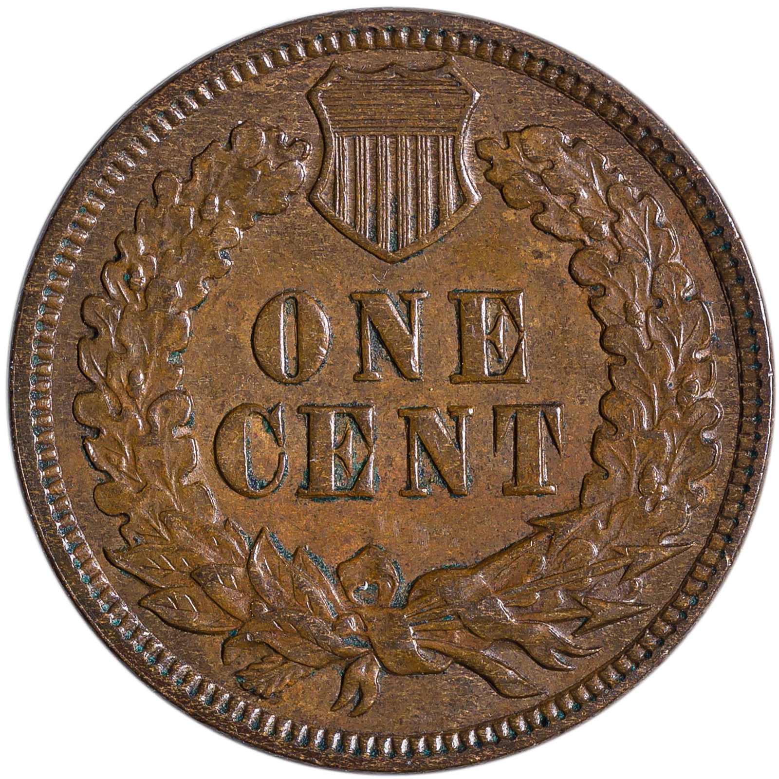 Choice AU-55 1871 Indian Cent - 2