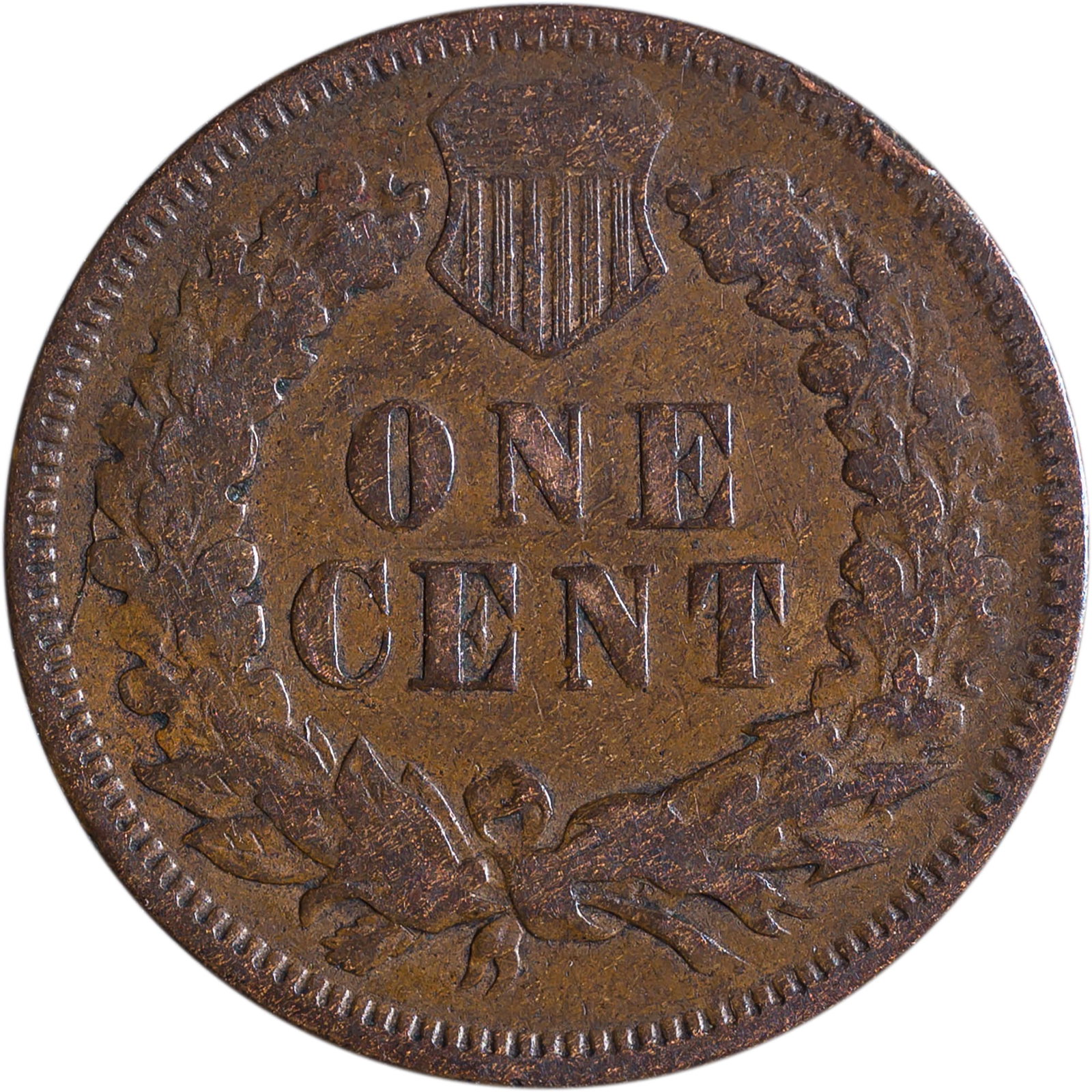 Fine-12 1872 Indian Cent - 2