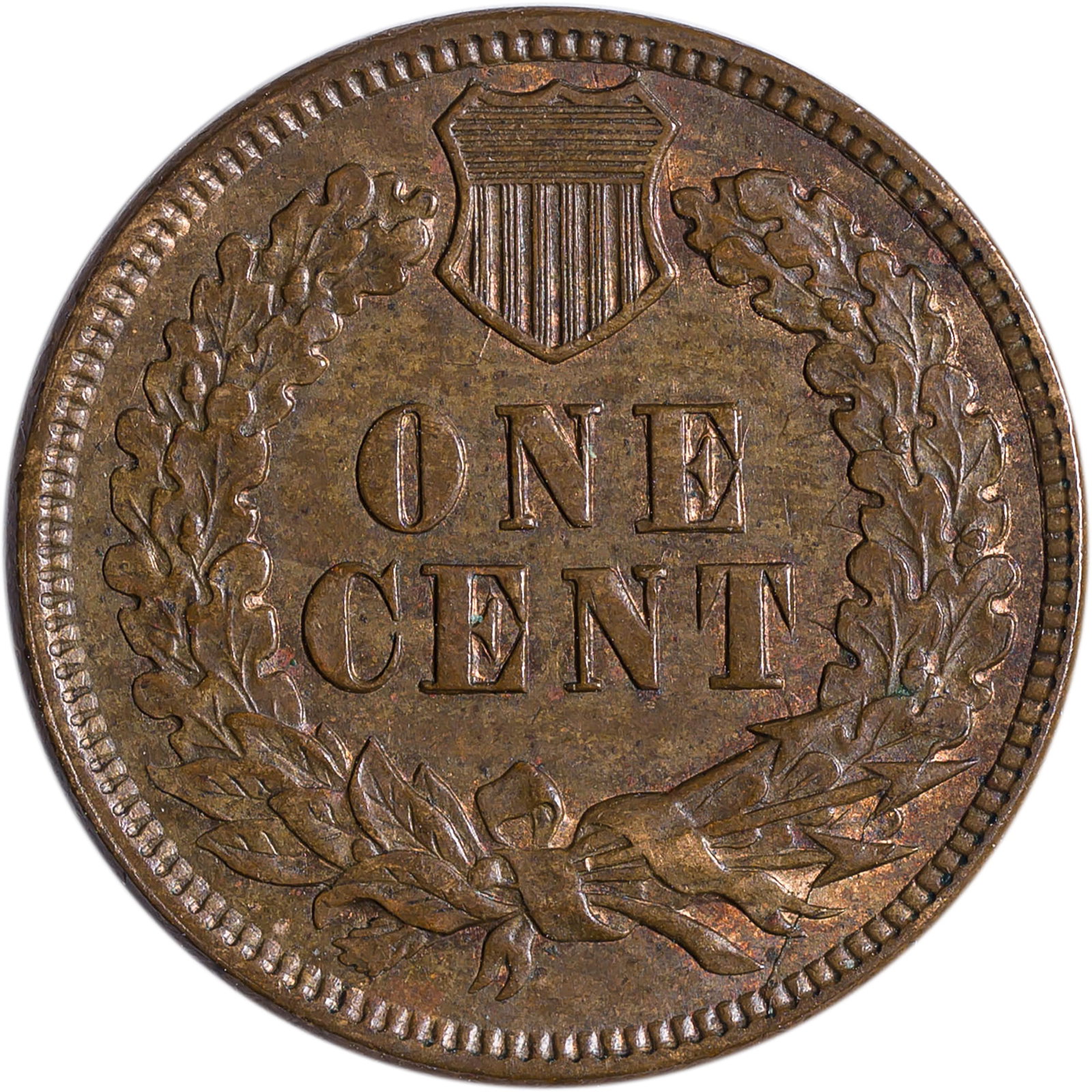 MS-60 BN 1878 Indian Cent - 2