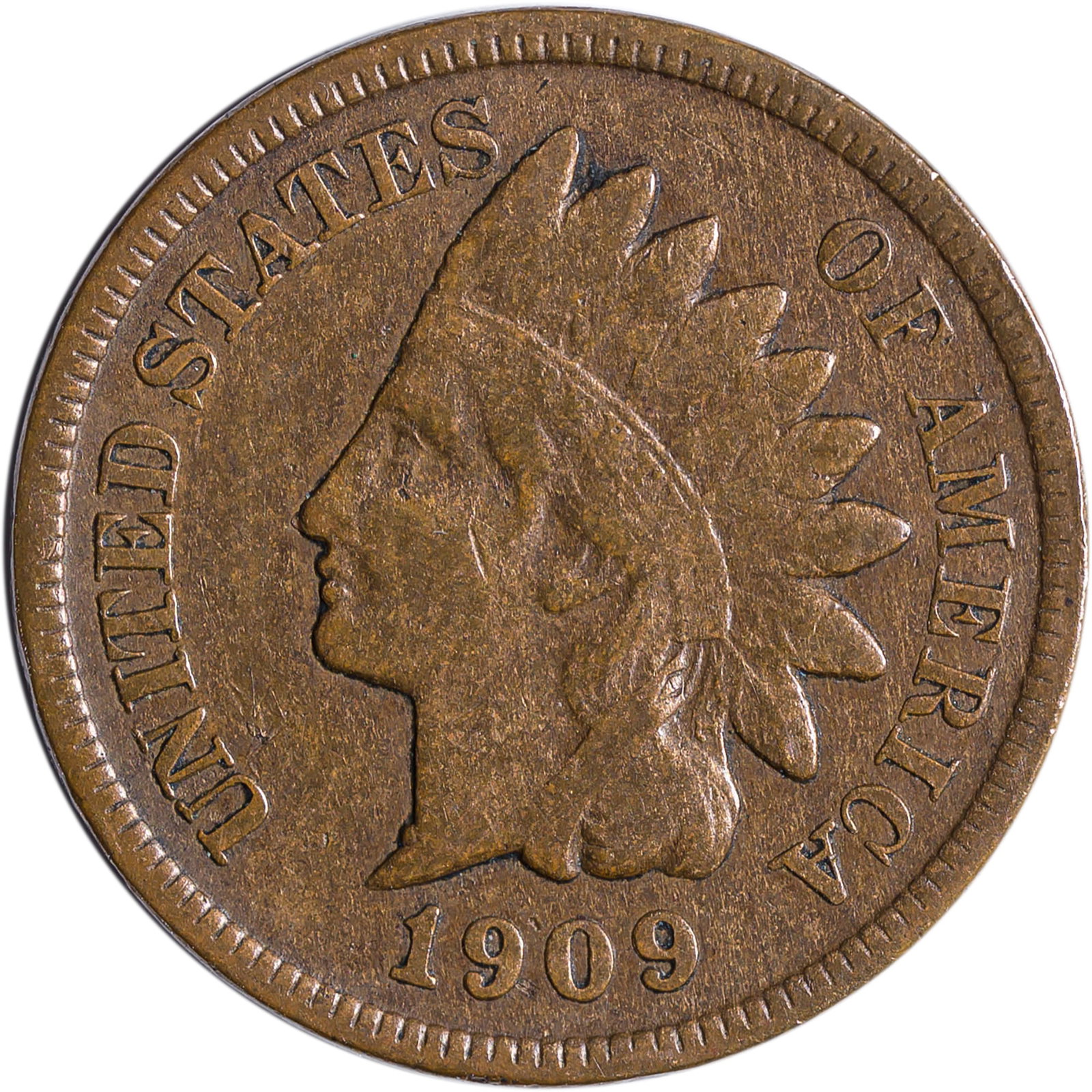 Choice Fine to VF 1909-S Indian Cent