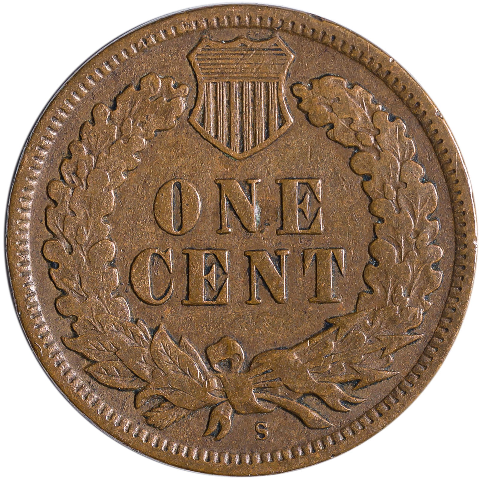 Choice Fine to VF 1909-S Indian Cent - 2