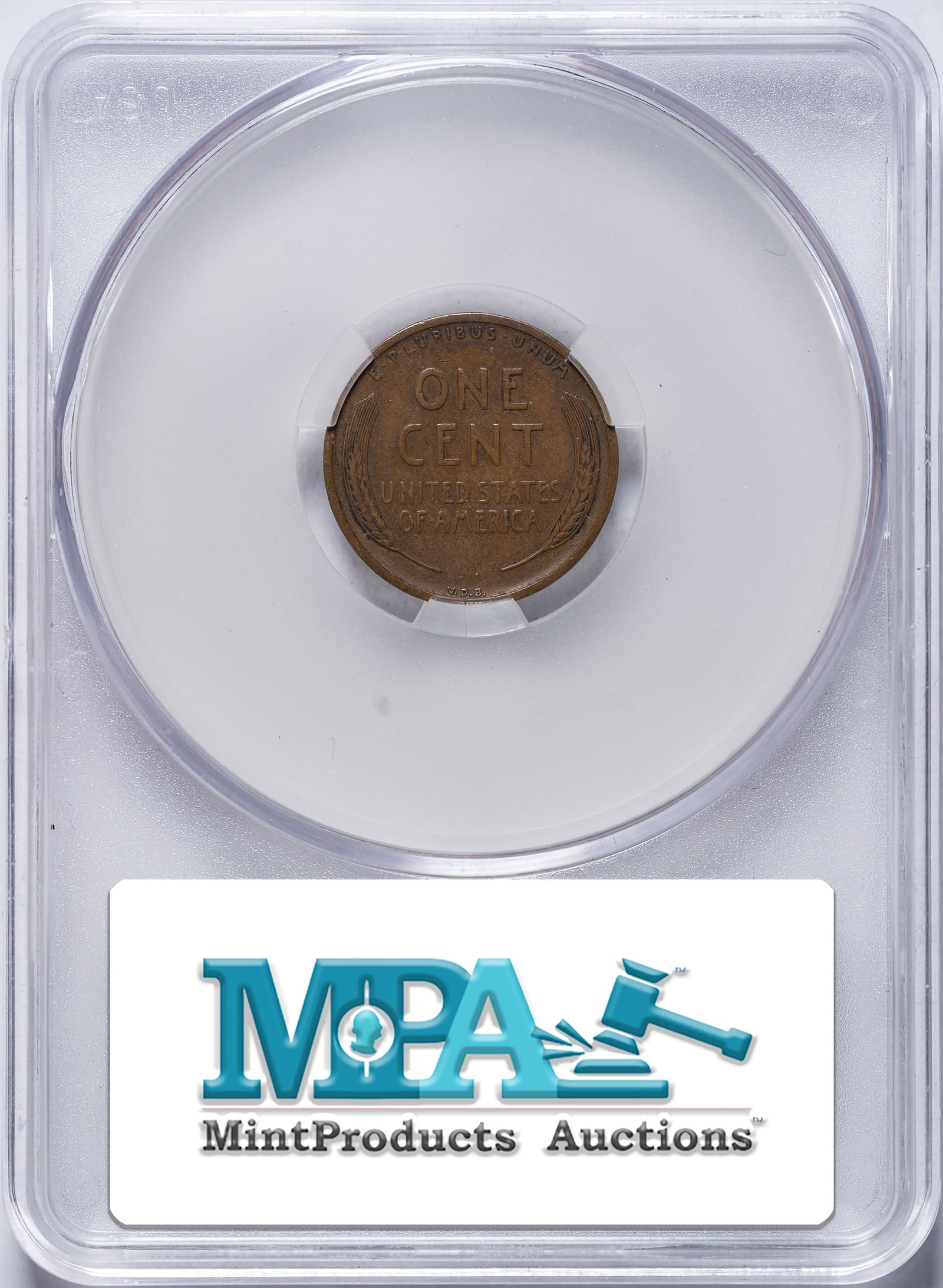CACG VF Details 1909-S V.D.B. Lincoln Cent - 2
