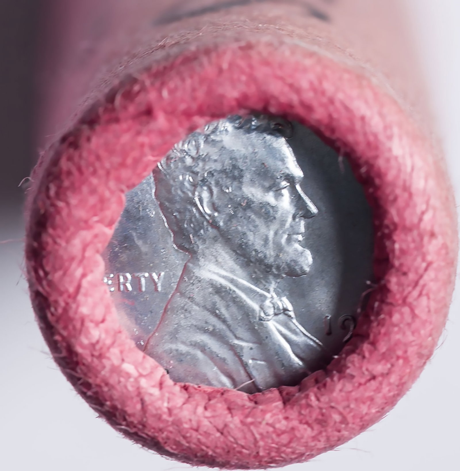Bank Wrapped UNC Roll Of 1943 Steel Cents - 2