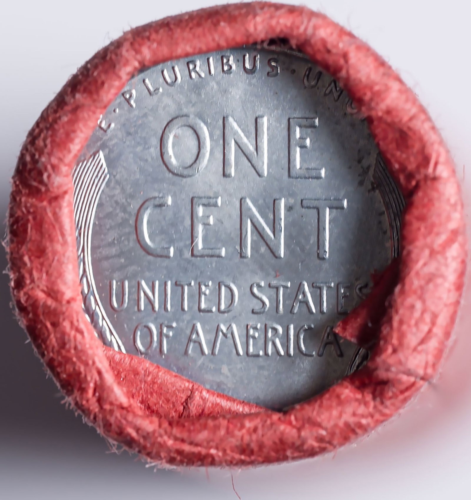 Bank Wrapped UNC Roll Of 1943-D Steel Cents - 2