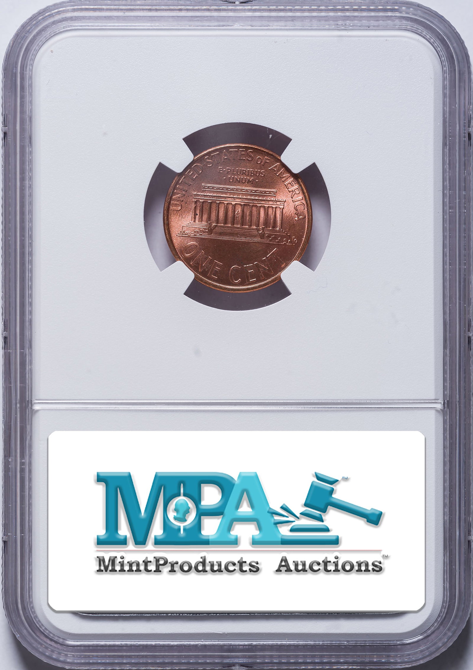 NGC MS-66 RD 1995 Doubled Die Obverse Cent - 2