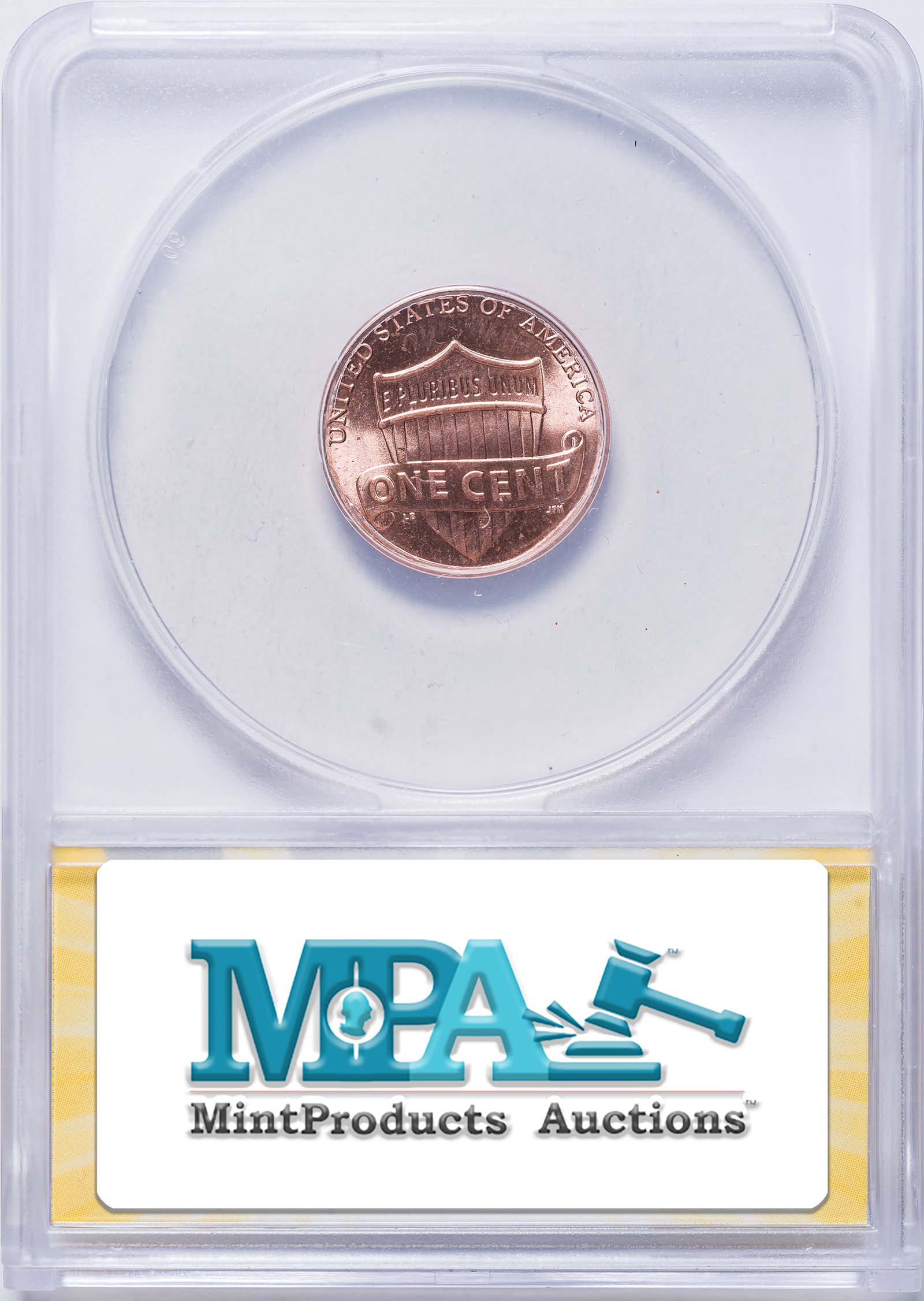ANACS MS-65 Red 2025 Double Ear Lincoln Cent - 2