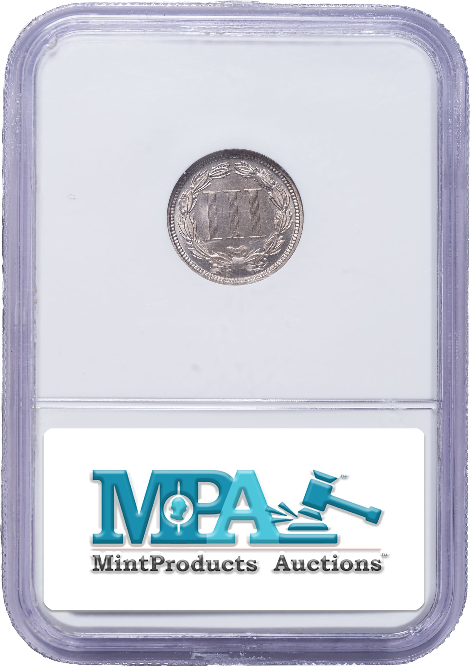 NGC Proof-65 1872 Nickel Three-Cents - 2