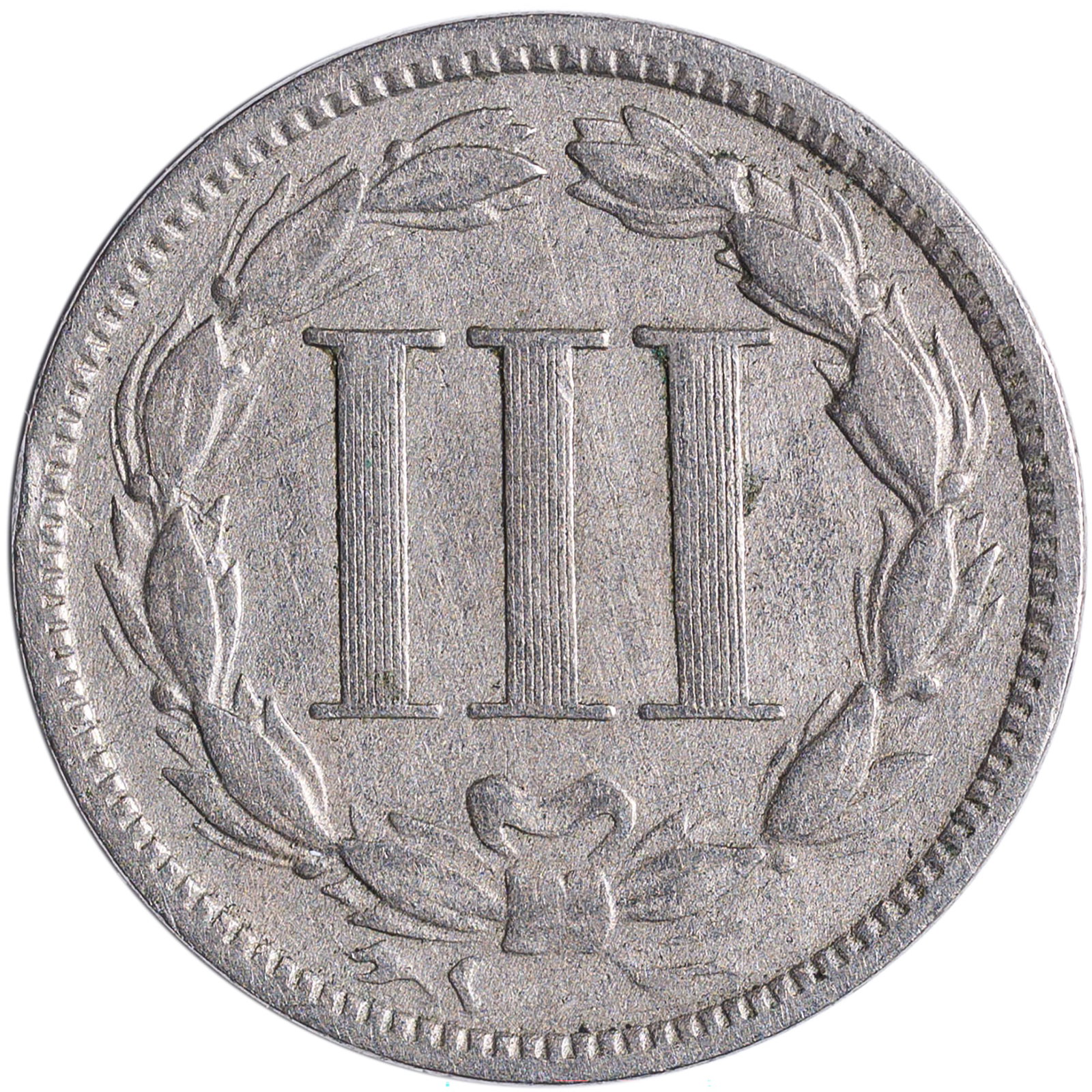 VF-20 1879 Nickel Three-Cents - 2
