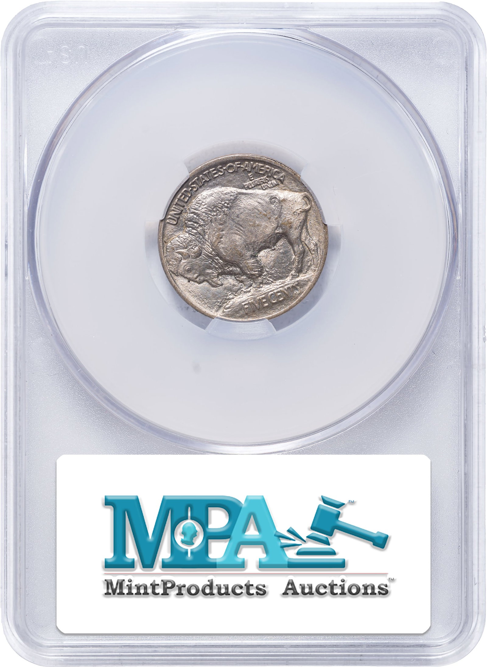 CACG MS-65 1913 Type I Buffalo Nickel - 2