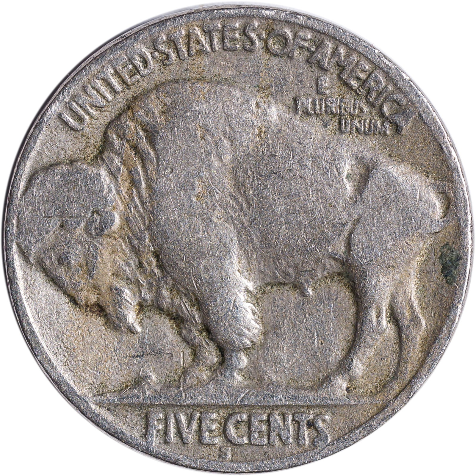 Hobo Nickel. 1918-S Buffalo Nickel Host - 2