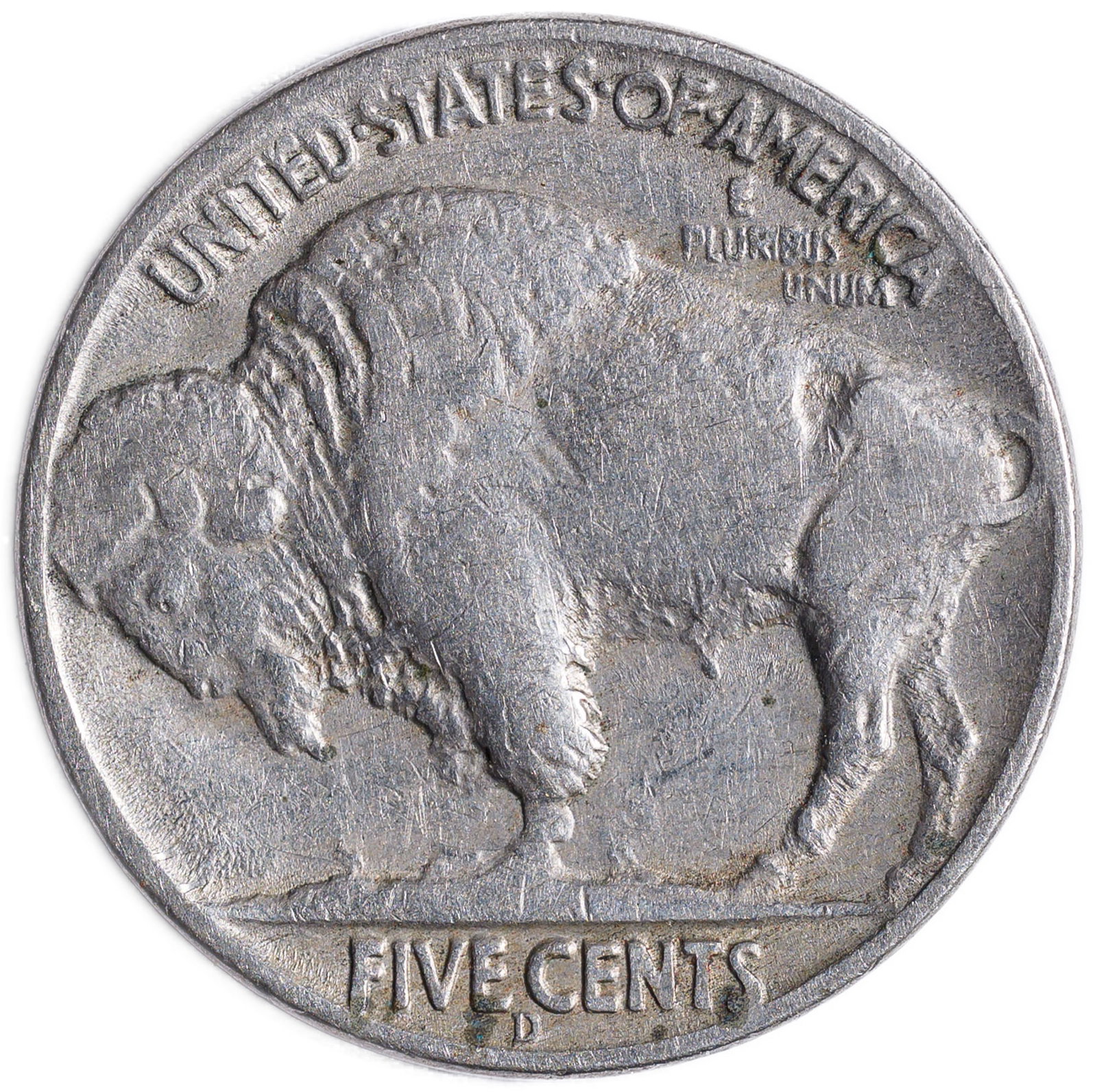VF-20 1937 3-Legged Buffalo Nickel - 2