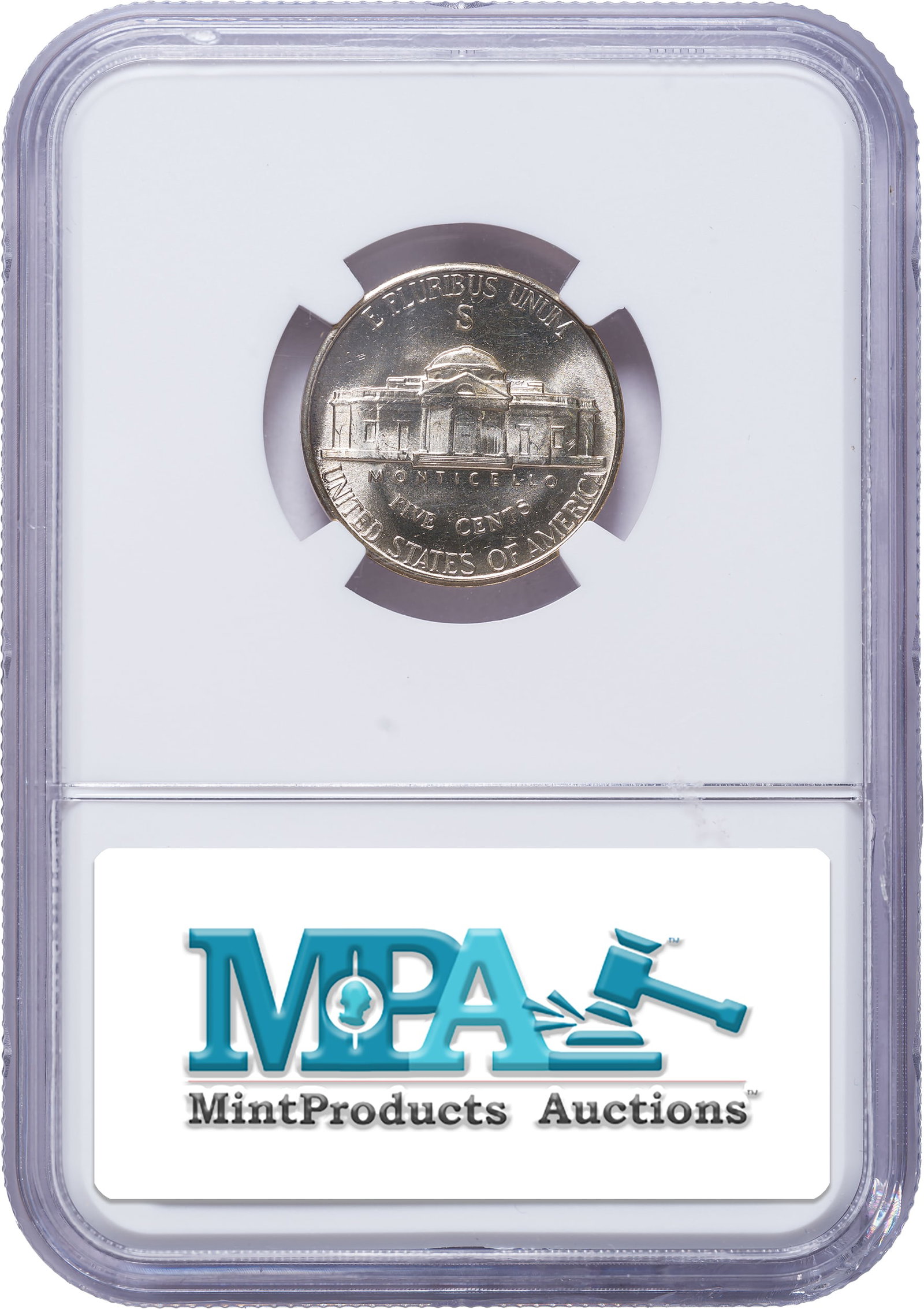 NGC MS-66 5FS 1943-S Jefferson Nickel - 2