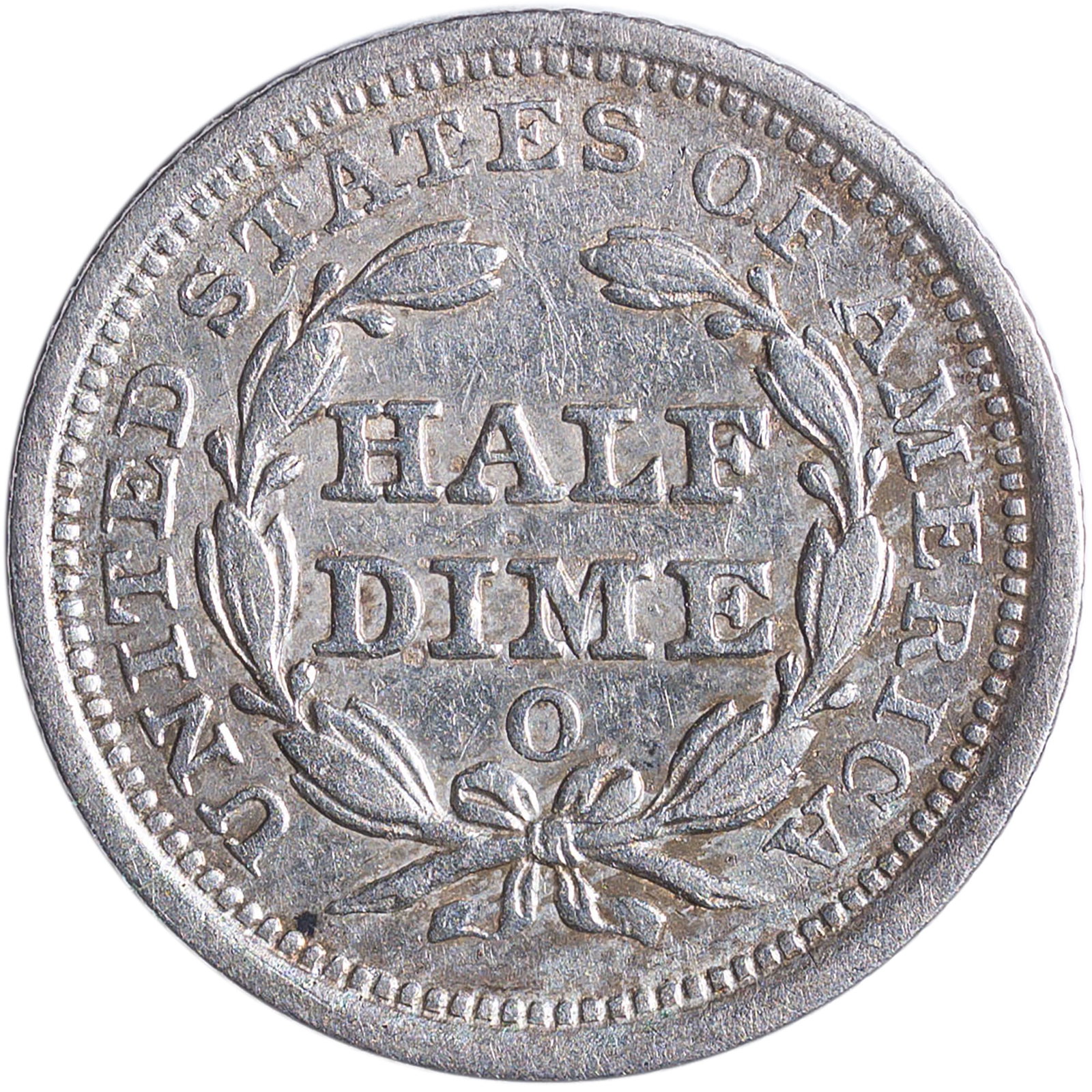 EF-40 Details 1857-O Half Dime - 2