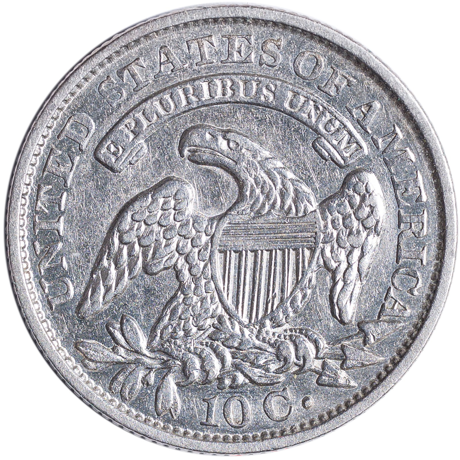 AU Details 1832 Dime - 2