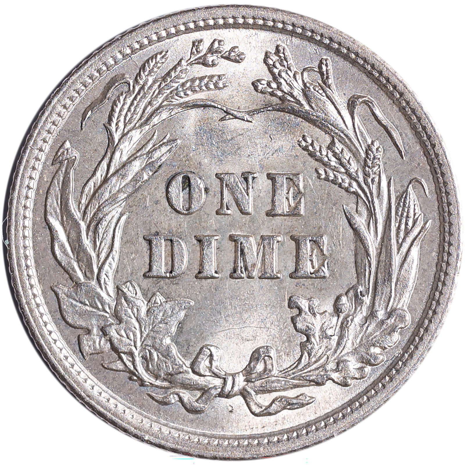 MS-60+ 1916 Barber Dime - 2