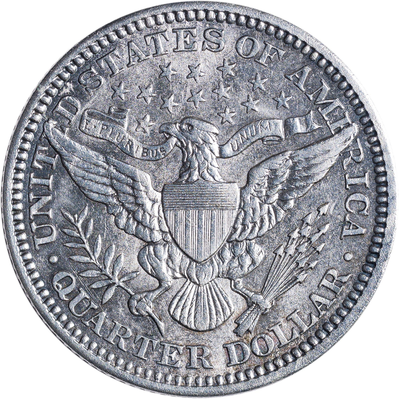 AU-50+ Details 1914 Barber Quarter - 2
