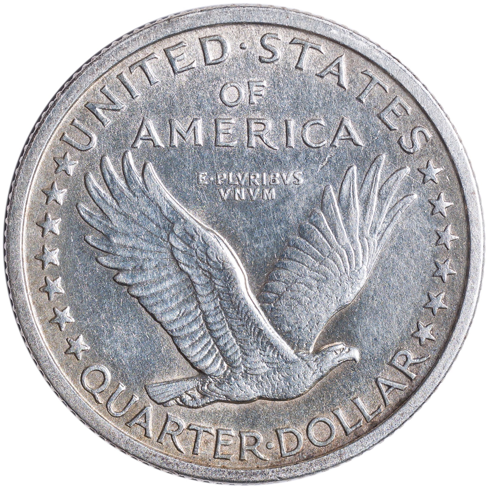 AU-50 Details 1917 Type I Quarter - 2