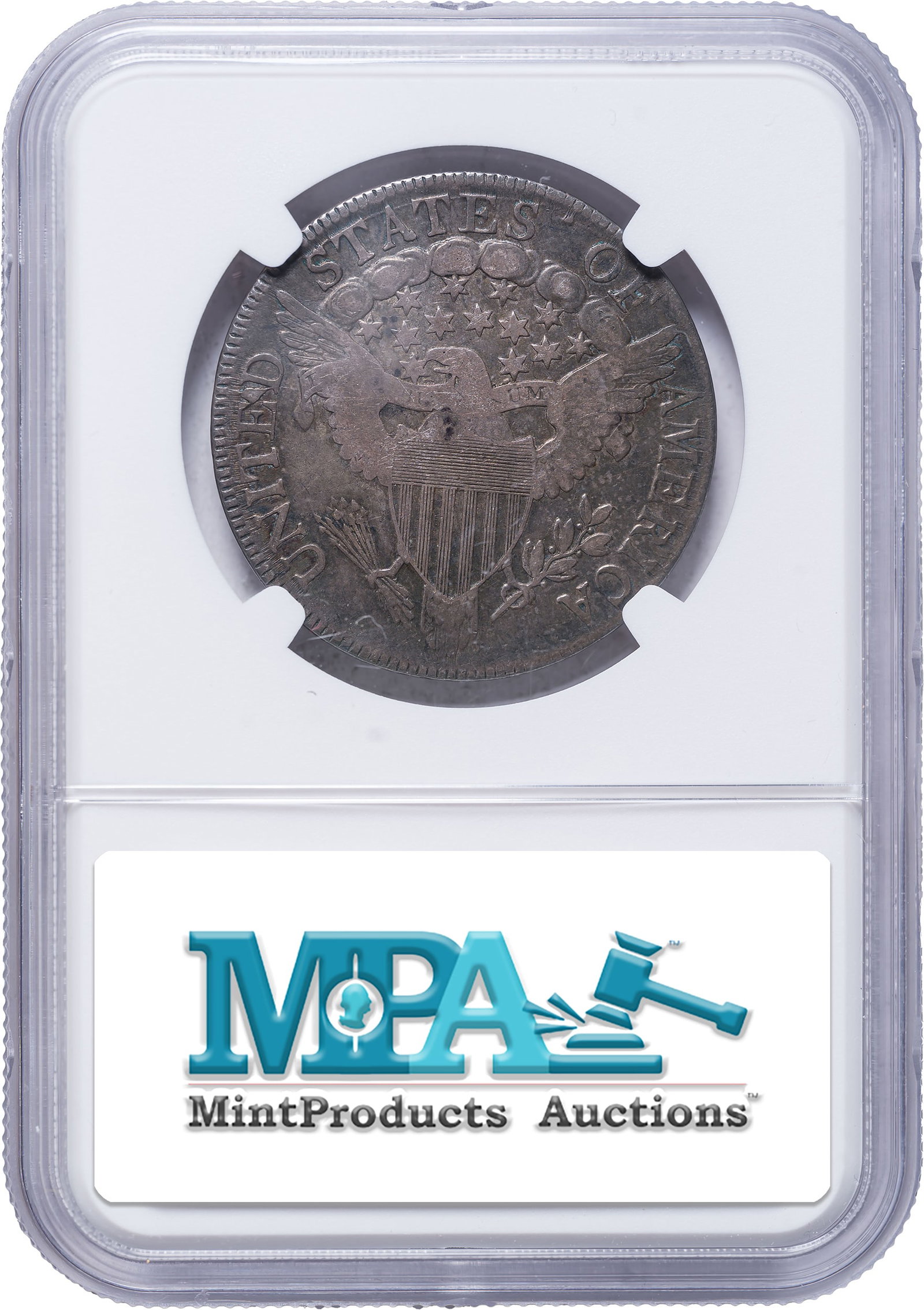 NGC VF Details 1807 Draped Bust Half Dollar - 2