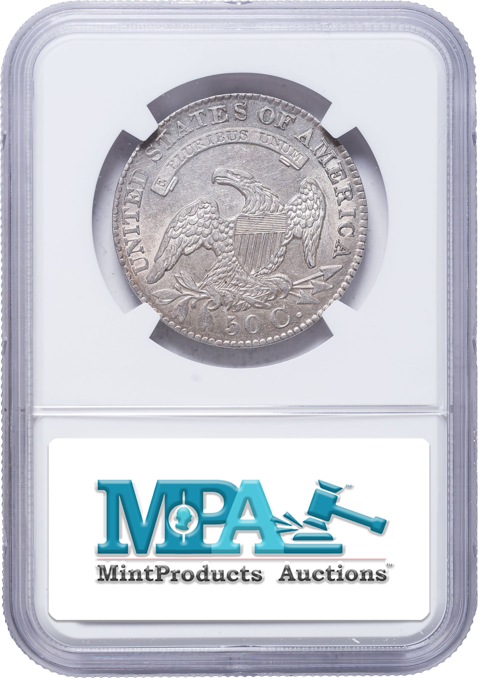NGC AU-53 1829 Half Dollar Rarity - 2