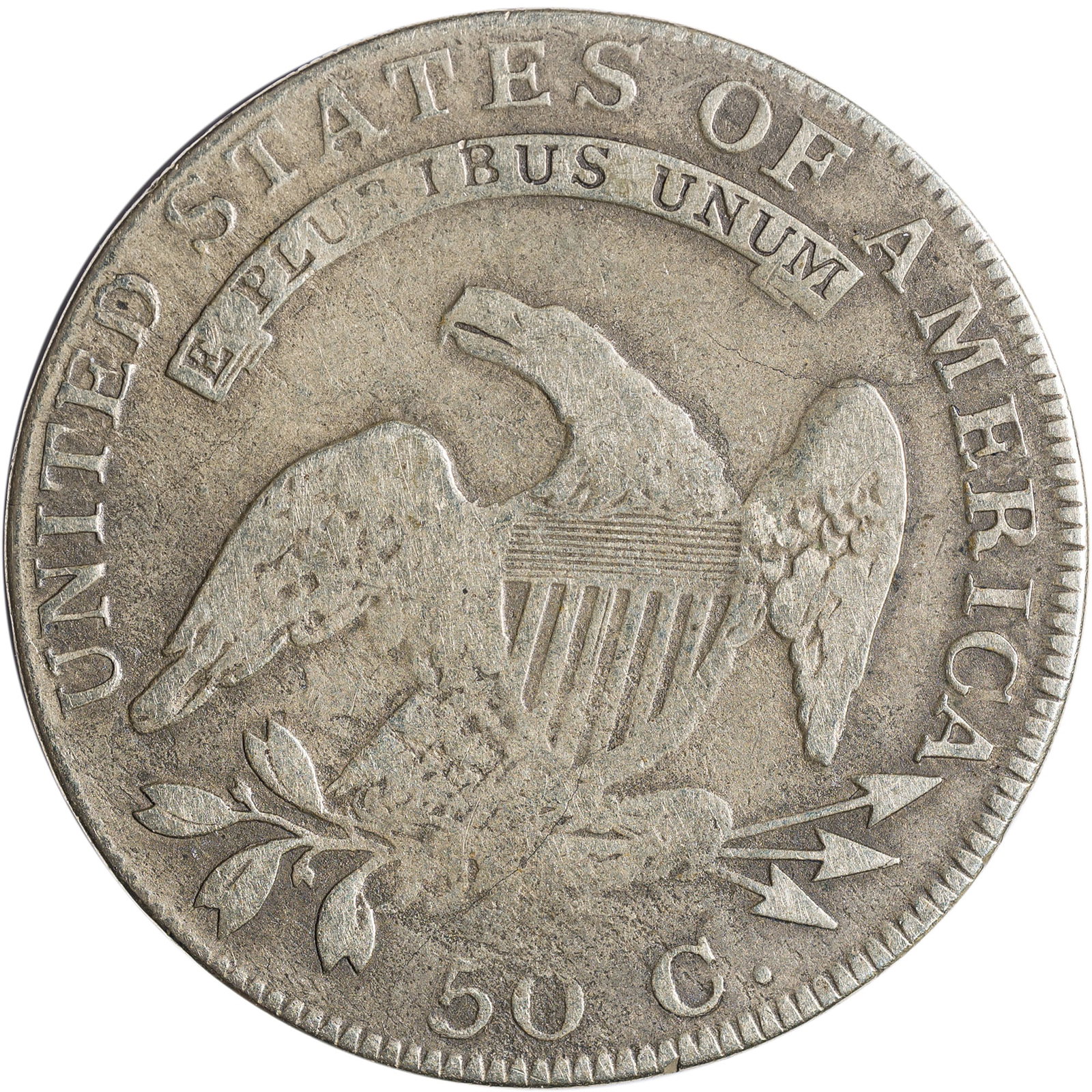 Fine to VF 1838 Bogus Circulating Half Dollar - 2