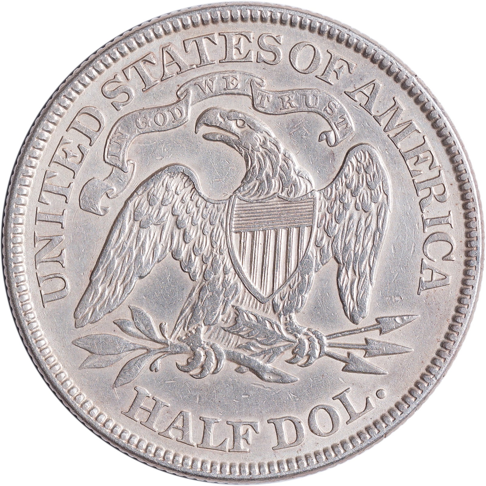 AU Details 1873 Arrows Half Dollar - 2