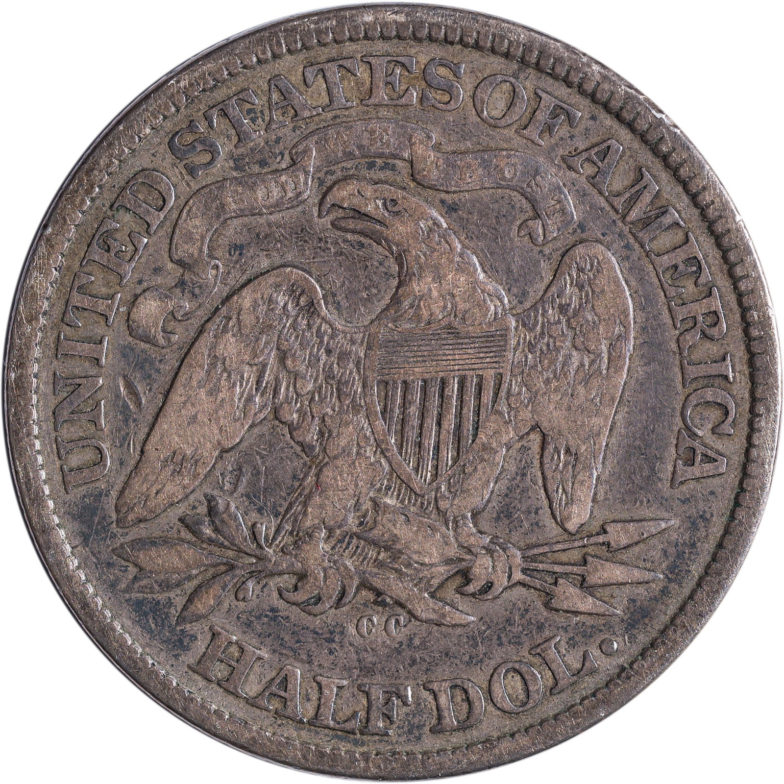 Fine-12 1875-CC Half Dollar - 2