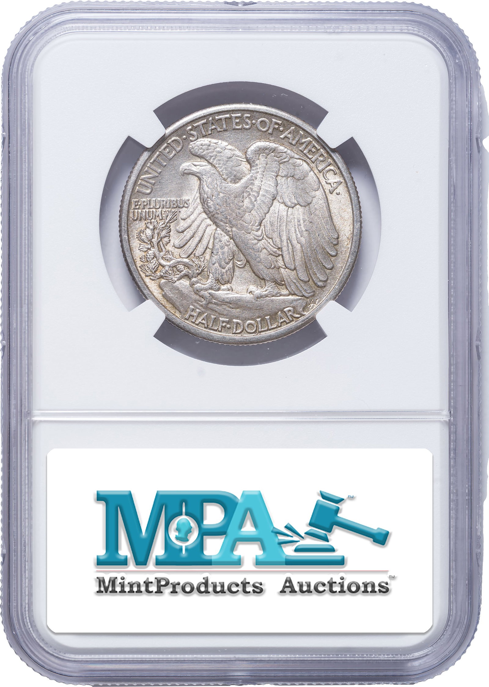 NGC AU-55 Toned 1916-S Half Dollar - 2