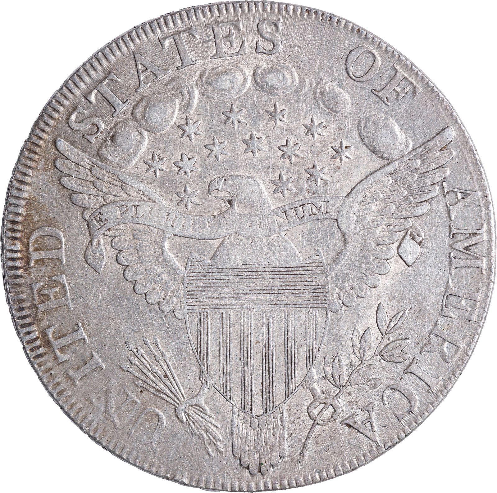 AU-50 1798 Draped Bust Dollar - 2