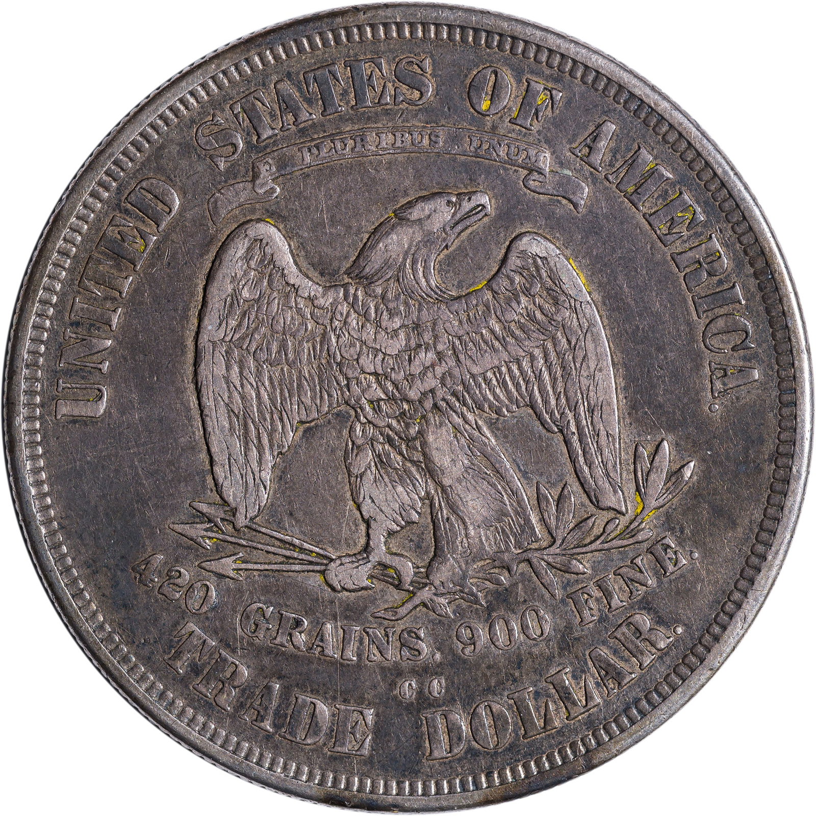 EF-40 1874-CC Trade Dollar - 2