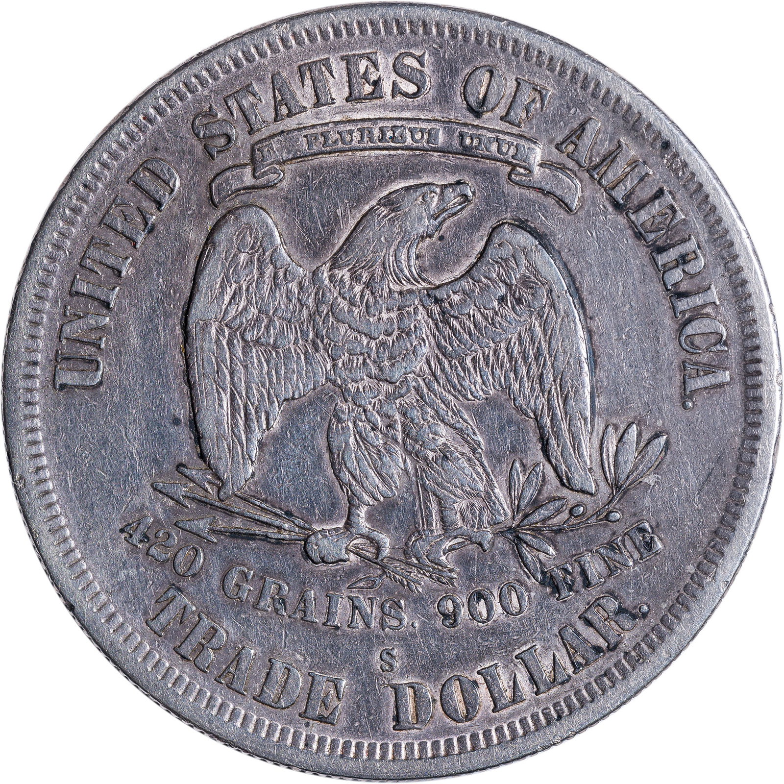 EF-40 1877-S Trade Dollar - 2