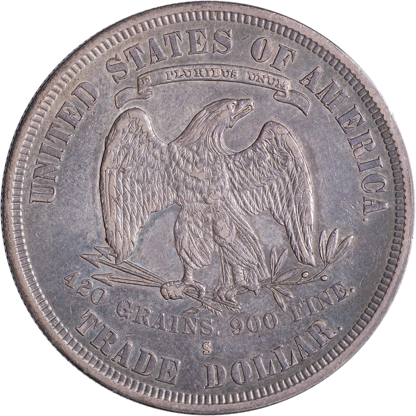 EF-45 1877-S Trade Dollar - 2