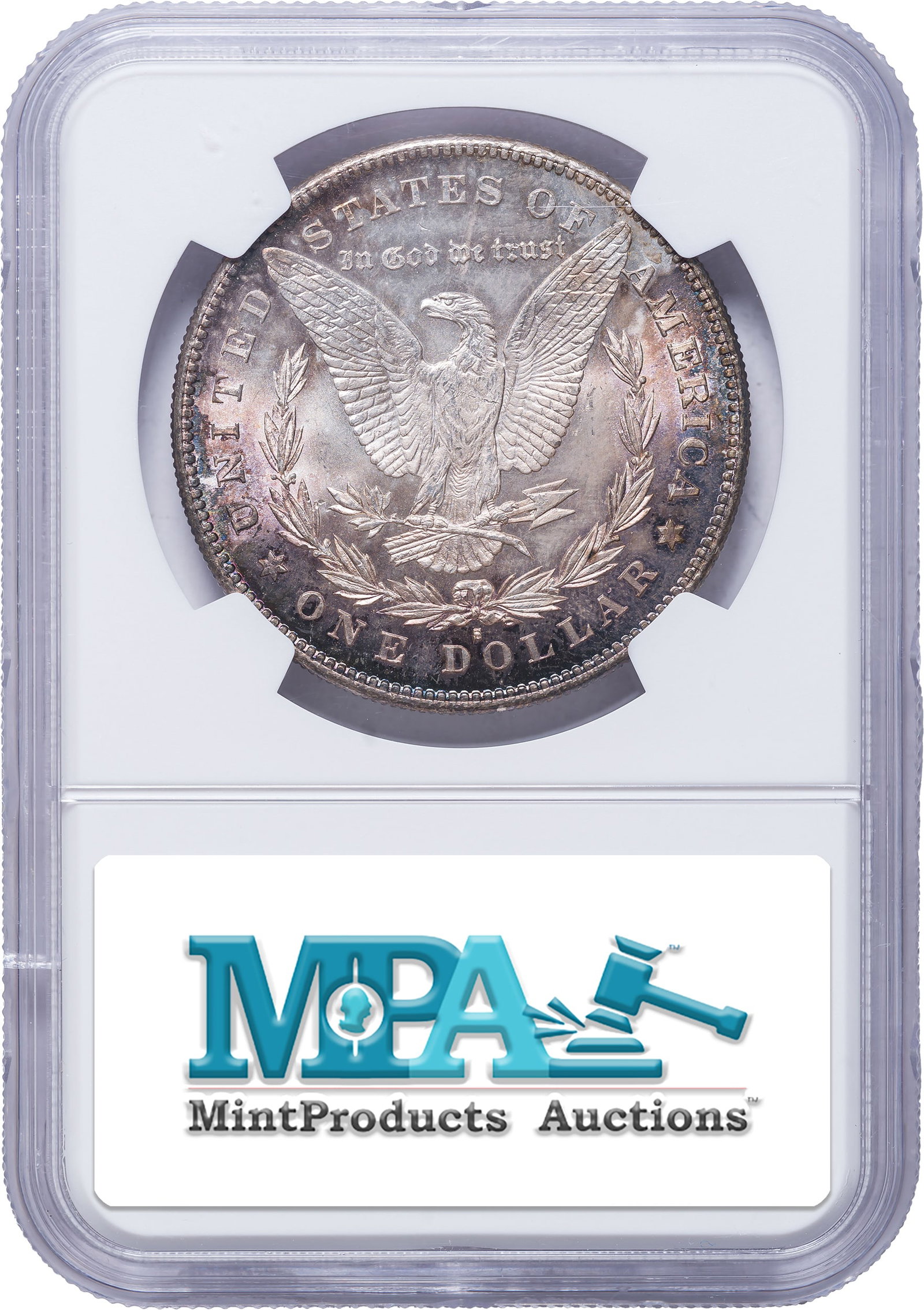 NGC MS-64 Toned 1878-S Morgan Dollar - 2