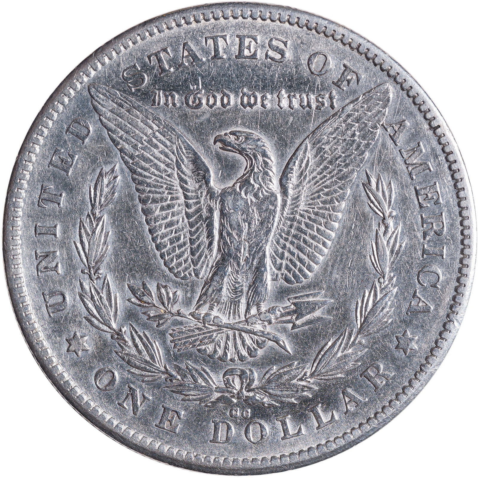 AU Details 1878-CC Morgan Dollar - 2