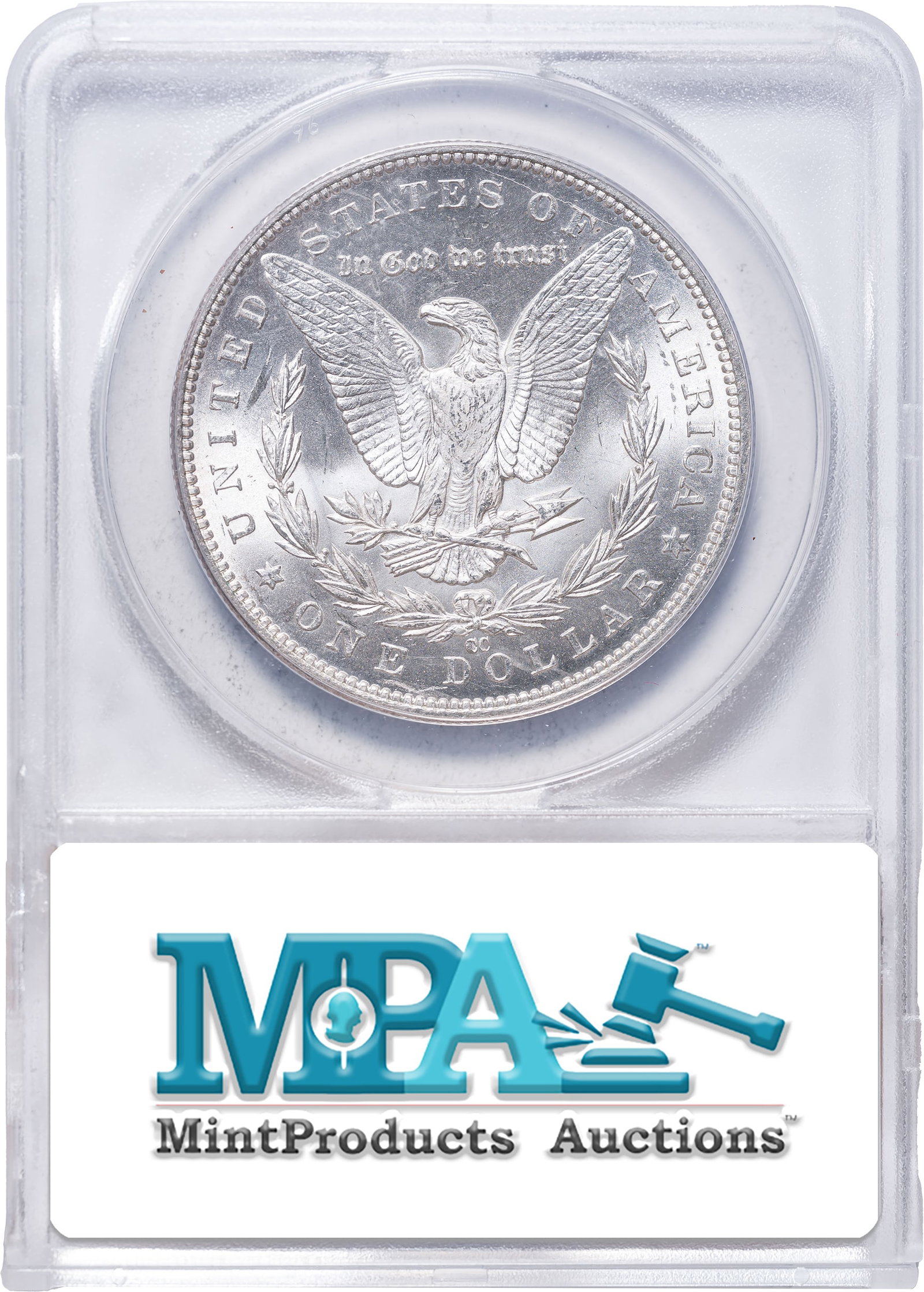 ANACS MS-62 1891-CC Morgan Dollar - 2