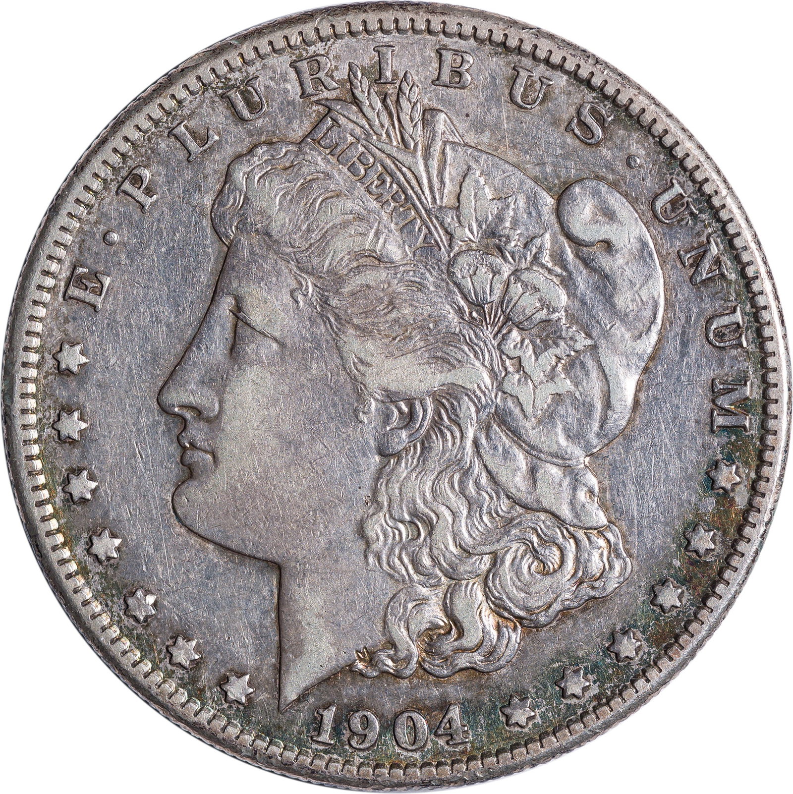 EF-45 1904-S Morgan Dollar
