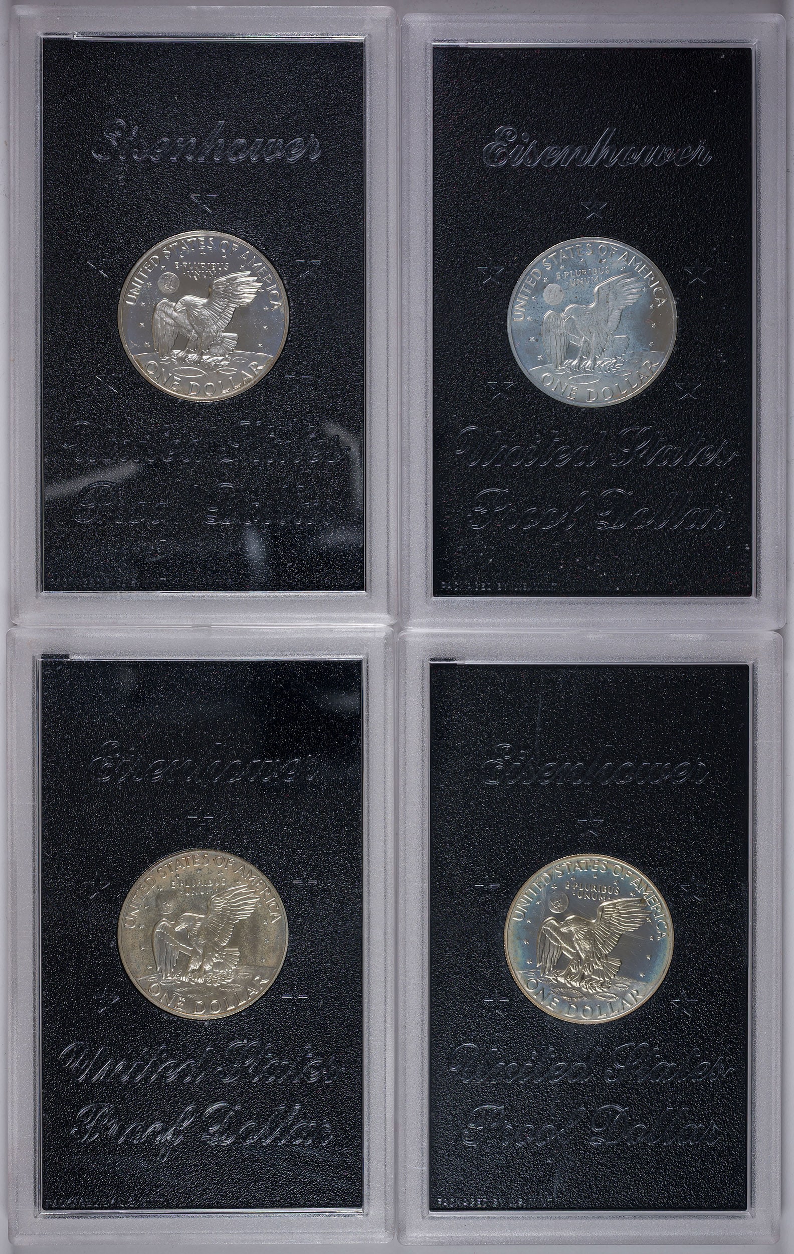 1971-74 Proof 40% Silver Eisenhower Dollars - 2