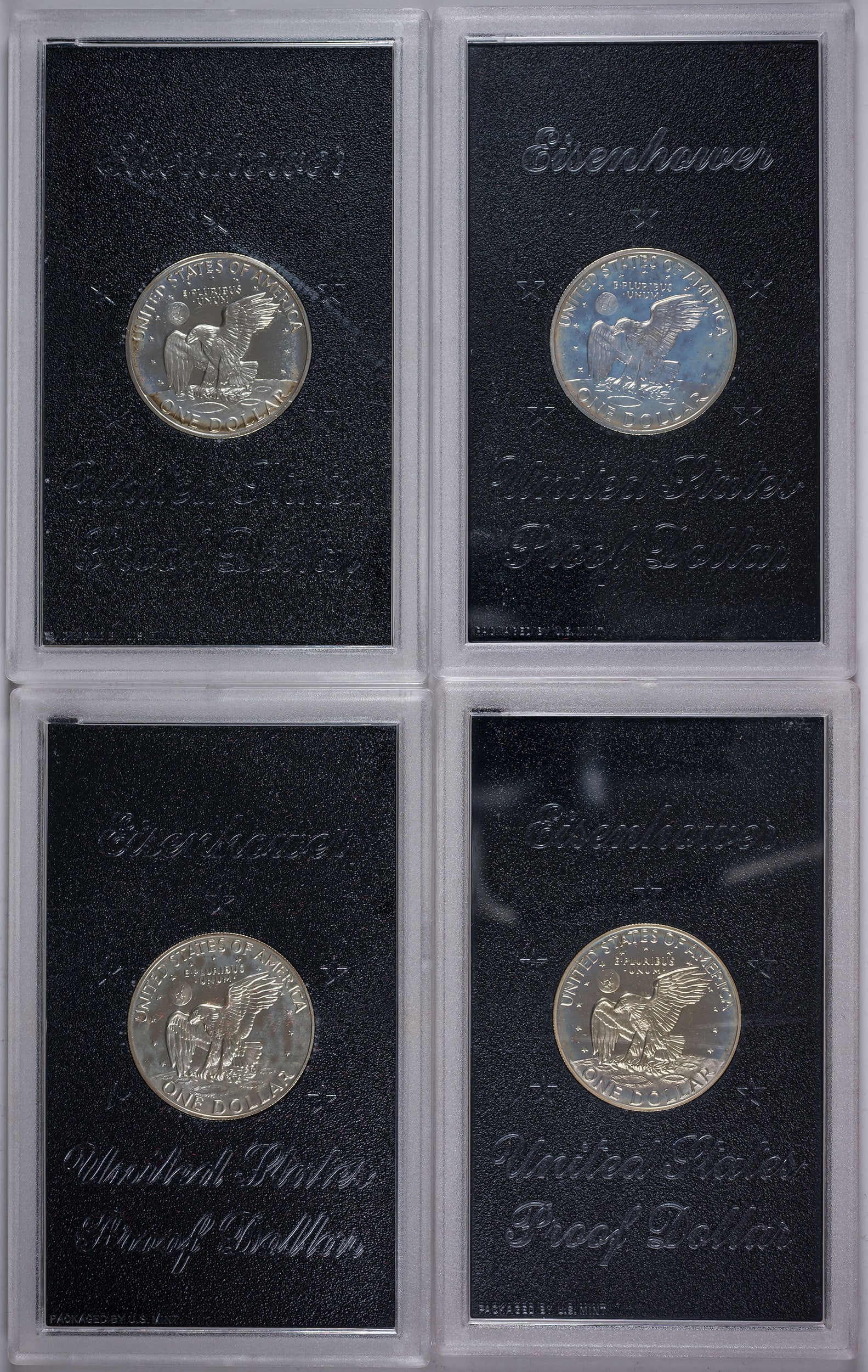1971-74 Proof 40% Silver Eisenhower Dollars - 2