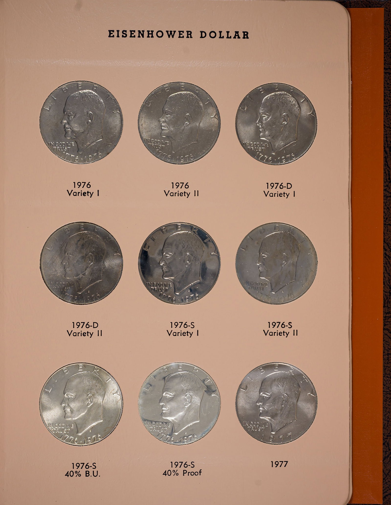 1971-78 Complete Eisenhower Dollar Set - 3