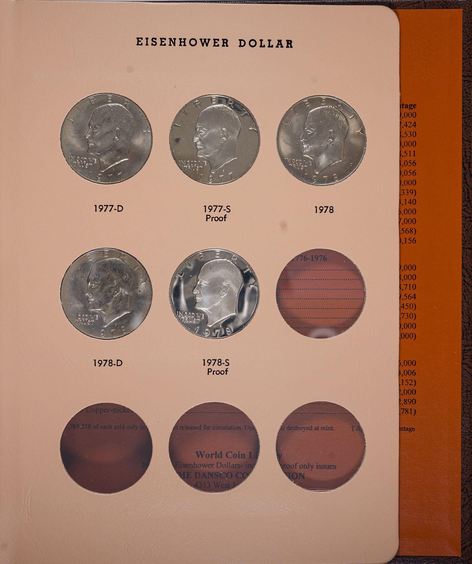 1971-78 Complete Eisenhower Dollar Set - 4