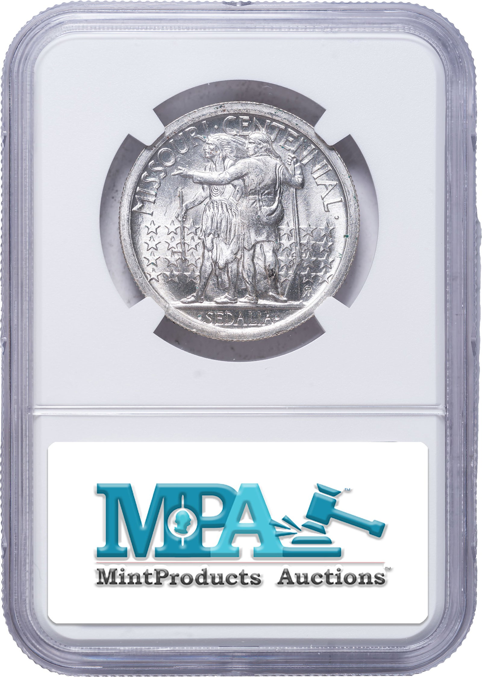 NGC MS-64 1921 Missouri Half Dollar - 2