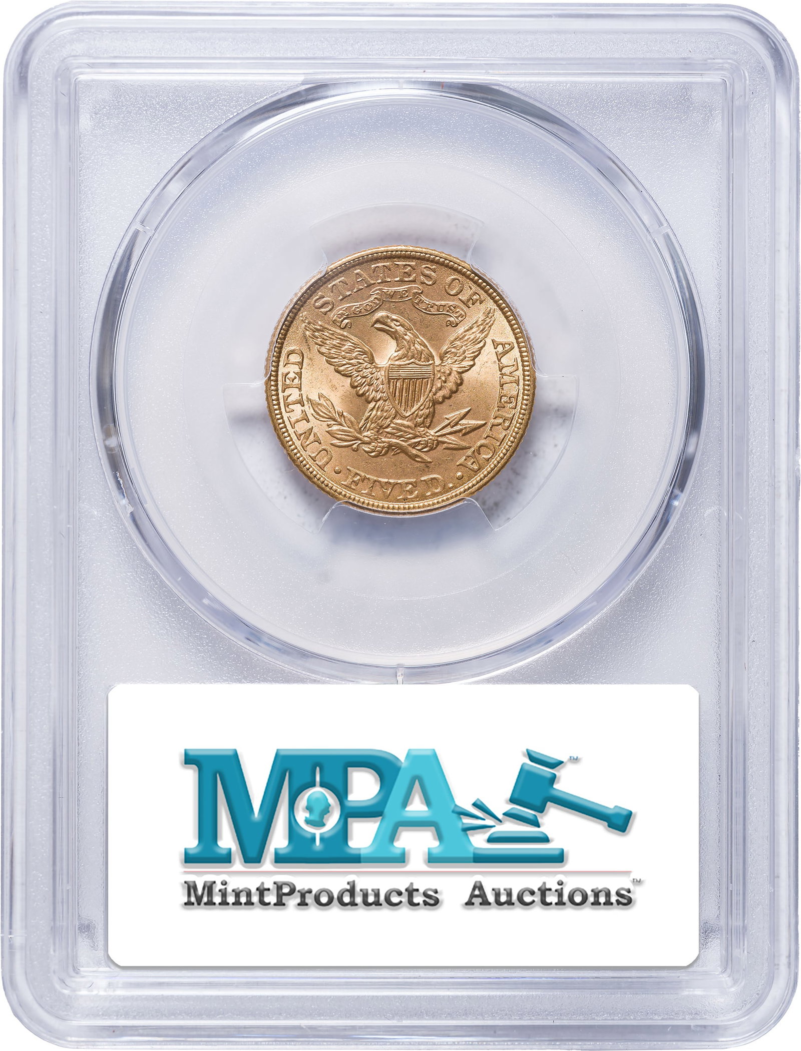PCGS MS-64+ 1899 $5 Gold - 2