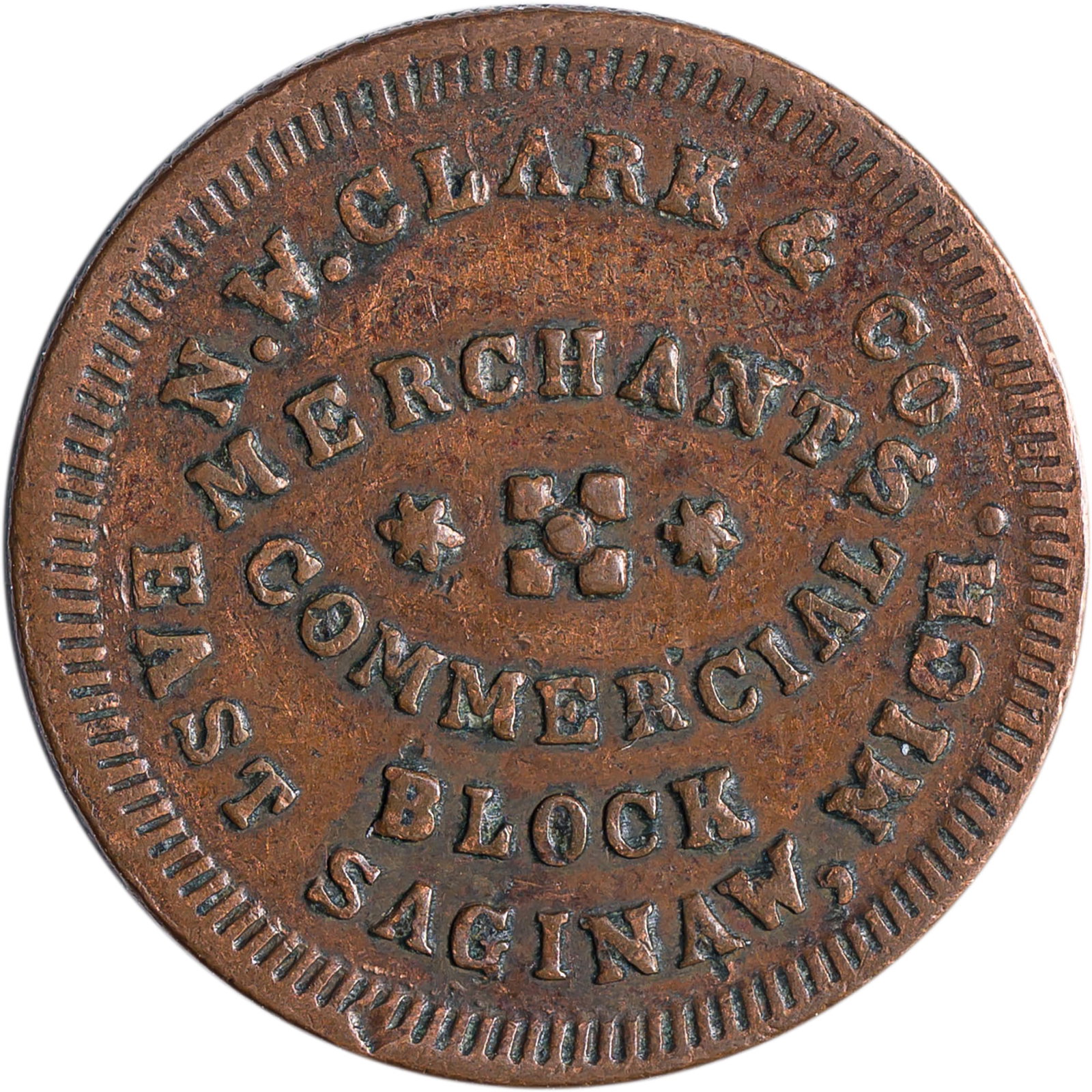 CWT. Michigan. EF-40 1863 Store Card - 2
