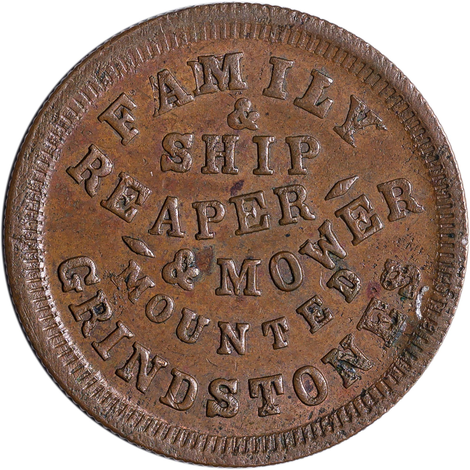 CWT. Ohio. AU-50 1863 Store Card - 2