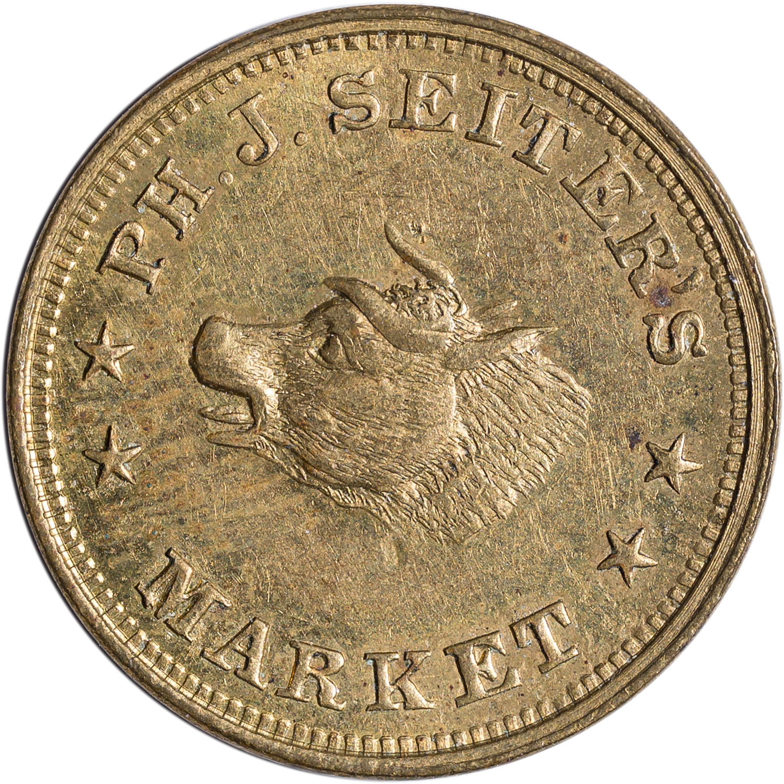 CWT. New York. MS-62 Undated (1860s) Store Card