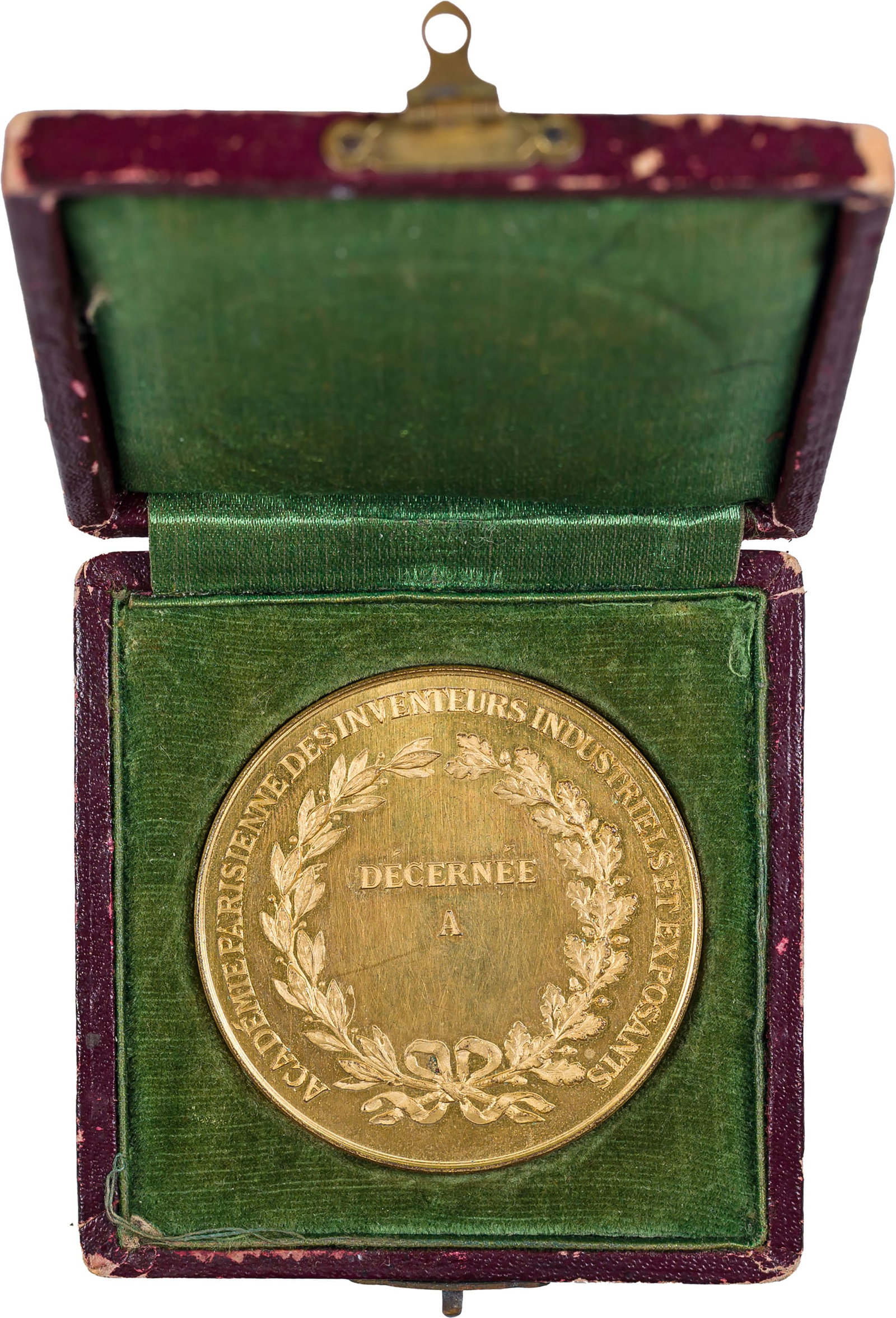 France. PL Unc (1893) Gilt Ville De Paris Medal - 2