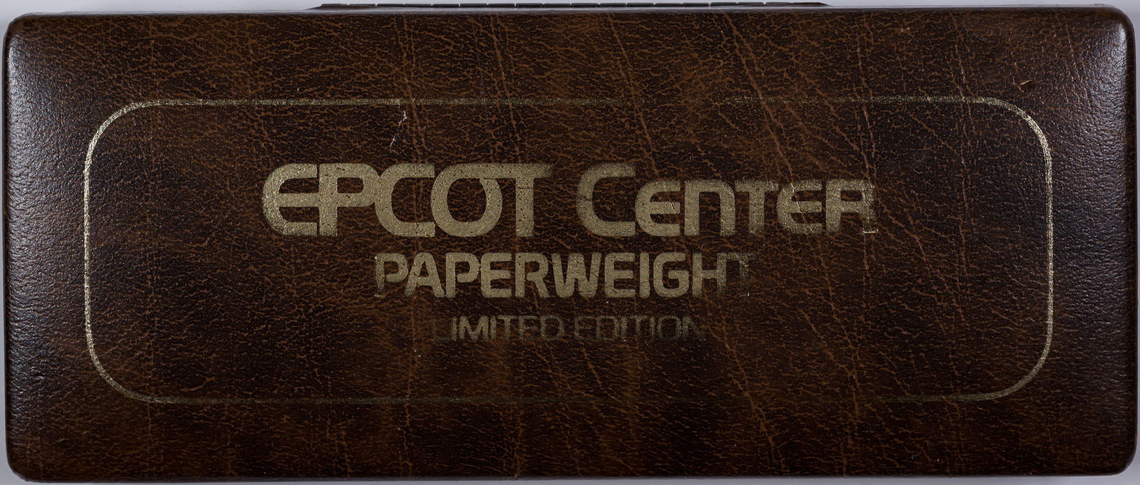 1982 Epcot Center Bronze Paper Weight - 2