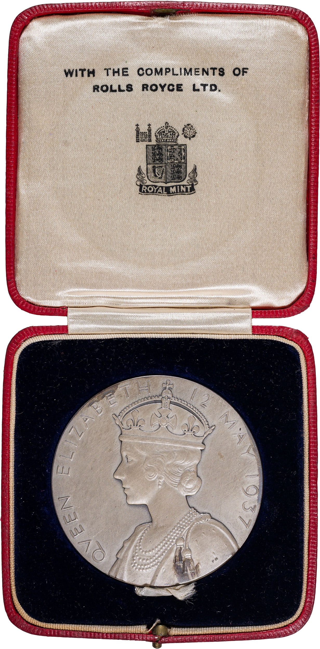 AU 1937 British Silver Coronation Medal - 2