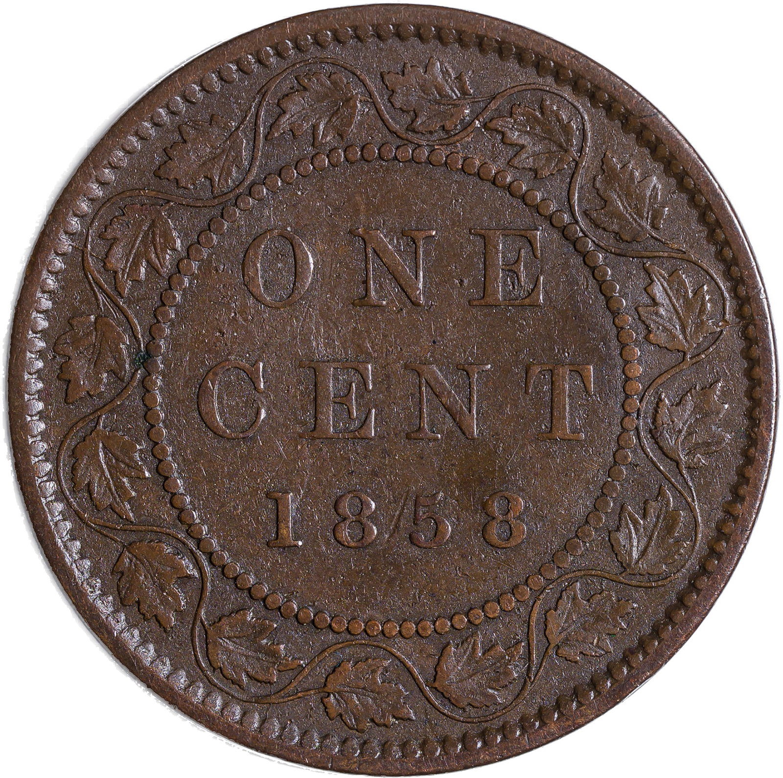 Canada. VF-35 1858 Large Cent - 2